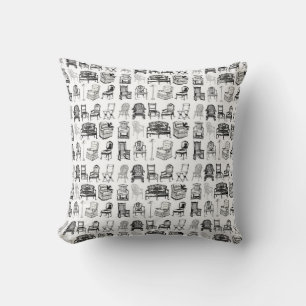 HAVE A SEAT! THROW PILLOW