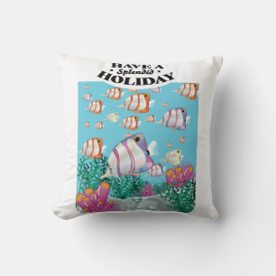 Have a Splendid Holiday, Keychain Throw Pillow