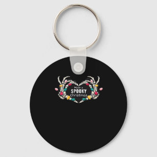 Have A Spooky Christmas Classic - Skeleton Hand He Keychain