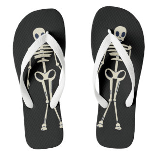 Have A Spooky Halloween, Halloween Skeleton Flip Flops
