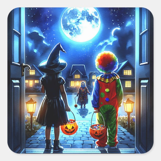 Have a Spooky Halloween  Square Sticker (Front)