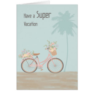 Have a Super Vacation Card with Bike