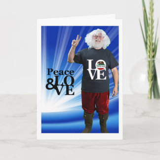 Have A Very Hippy Christmas Holiday Card