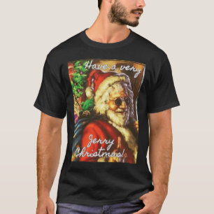 Have A Very Jerry Christmas Garcia Santa Holiday T-Shirt