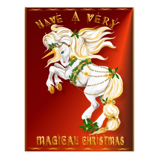 Have A Very Magical Christmas Postcard