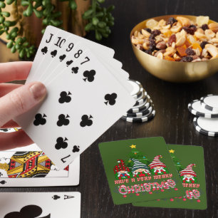 HAVE A VERY MERRY CHRISTMAS                        PLAYING CARDS