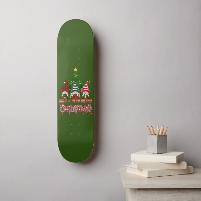 HAVE A VERY MERRY CHRISTMAS                        SKATEBOARD (Wall Art)