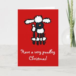 Have a very poodley Christmas! Holiday Card