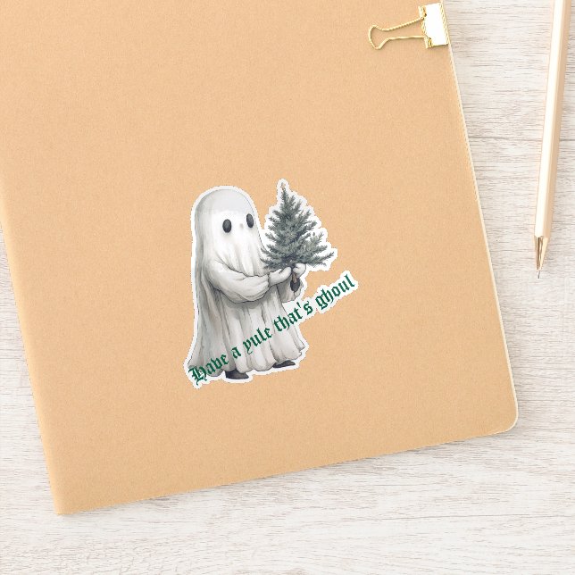 Have a Yule That's Ghoul Christmas Ghost Tree (Notebook)