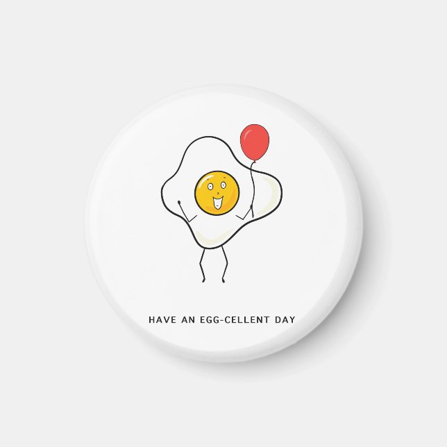 Have an Egg-cellent Birthday gift Magnet (Front)