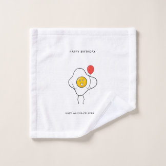 Have an Egg-cellent Birthday gift Wash Cloth