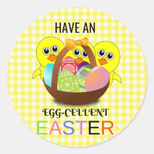 Have An Egg-Cellent Easter Sticker