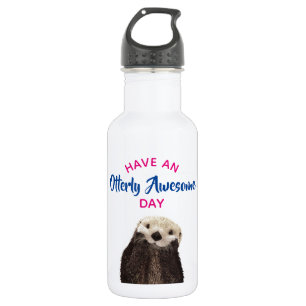 Have an Otterly Awesome Day Cute Otter Photo 532 Ml Water Bottle