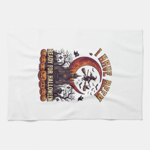 Have Been Ready Halloween Witch Castle Moon_1 Kitchen Towel