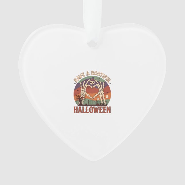 Have Bootiful Halloween Skeleton Hands Cat Skull W (devant)