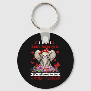 Have Brain Aneurysm Awareness Keychain