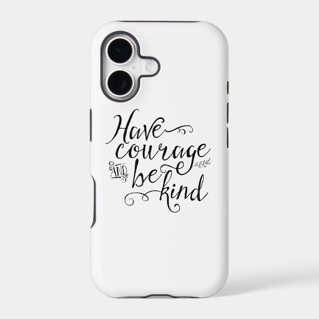 Have Courage and Be Kind Pretty Script Typography (Back)