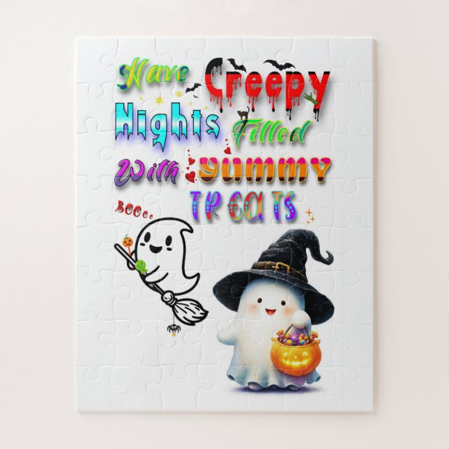Have Creepy Nights Filled With Yummy Treats Jigsaw Puzzle (Vertical)