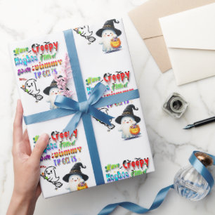 Have Creepy Nights Filled With Yummy Treats Wrapping Paper