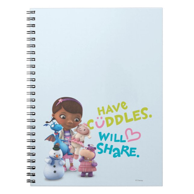 Have Cuddles Will Share Notebook (Front)