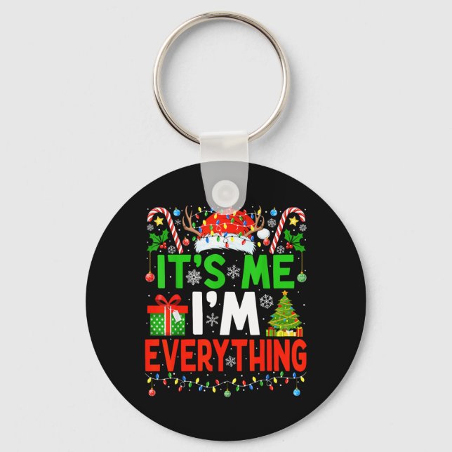 Have Everything Want Couple Christmas Everything Keychain (Front)