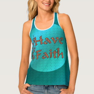 Have Faith Flowering Tree Inspirational Tank Top