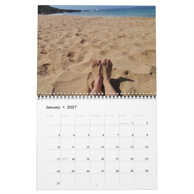 Have Feet Will Travel 2010 Calendar (Jan 2027)