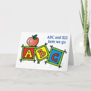HAVE FUN ON YOUR "1st DAY OF KINDERGARDEN" Card