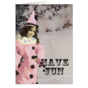 Have Fun Vintage Clown Child Digital Art