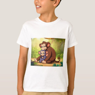Have fun with monkeys with this tshirt 