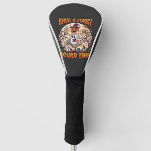 Have Funky Gourd Time Halloween Ghost Pumpkin_1 Golf Head Cover