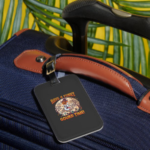 Have Funky Gourd Time Halloween Ghost Pumpkin_1 Luggage Tag