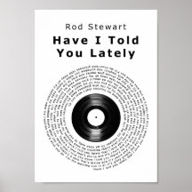 Have I Told You Lately Vinyl Record Song Lyric