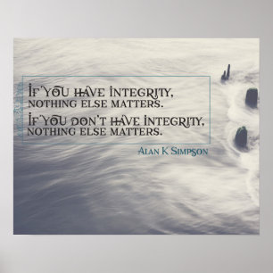 Have Integrity Poster