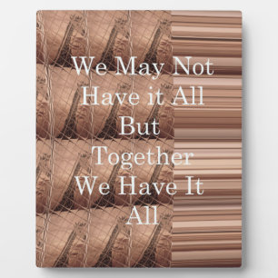 Have it all Giraffe Safari  Hakuna Matata woven so Plaque