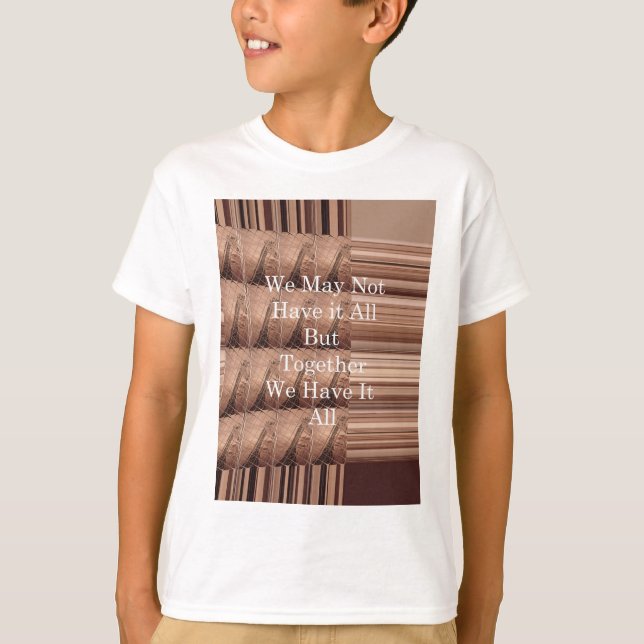 Have it all Giraffe Safari  Hakuna Matata woven so T-Shirt (Front)