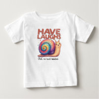 Have Laughs Cute Rainbow Snail Inspirational