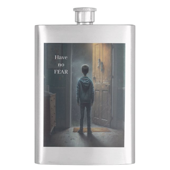 Have No Fear Hip Flask (Front)