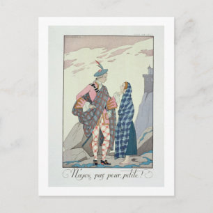 Have no fear, little one! 1922 (pochoir print) postcard