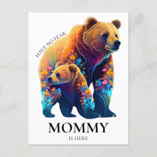 Have No Fear Mommy Is Here - Mother's Day Postcard
