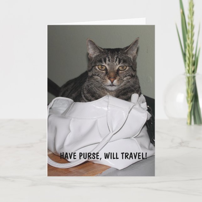 Have purse, will travel card (Front)