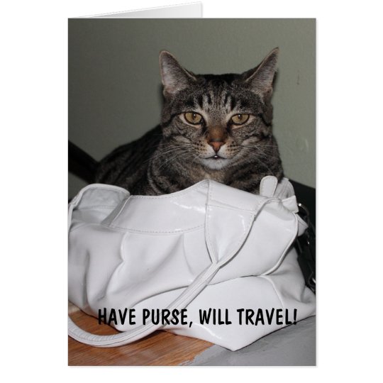 Have purse, will travel card