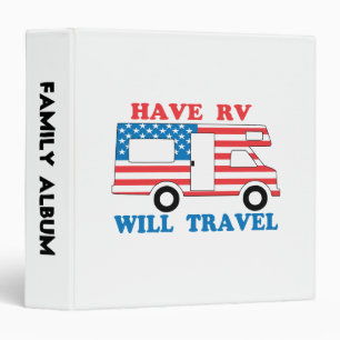 Have RV Will Travel America Binder