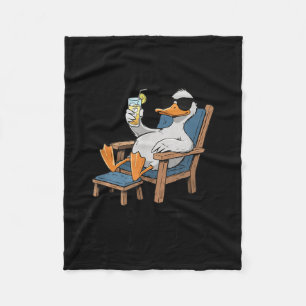 Have Selective Hearing Funny Sarcastic Duck Humour Fleece Blanket