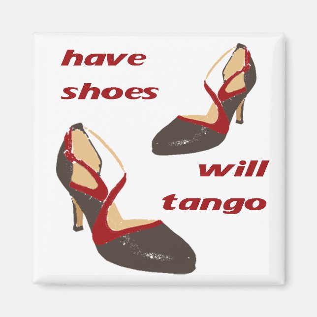 have shoes square magnet (Front)