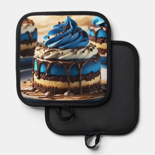 Have Some Blue Pot Holder (Front/Back)