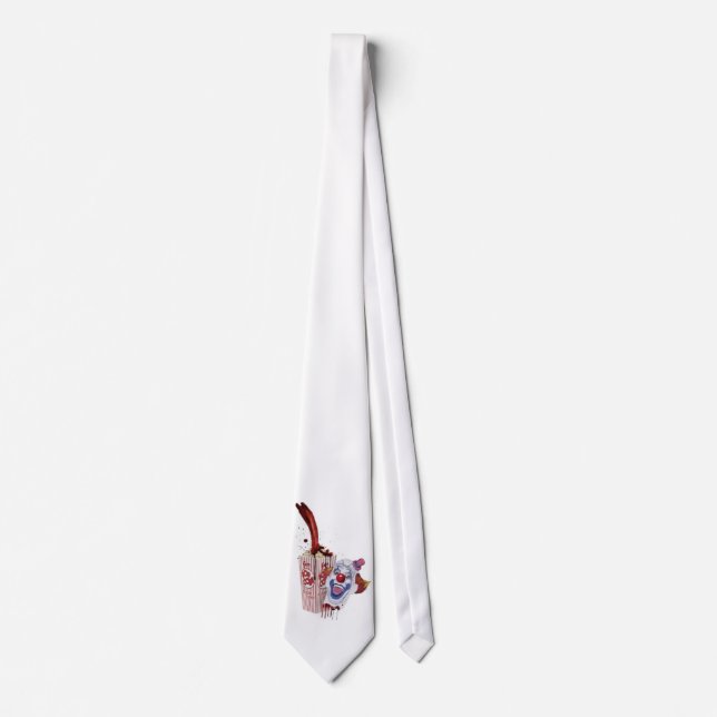 Have some delicious popcorn, children! tie (Front)