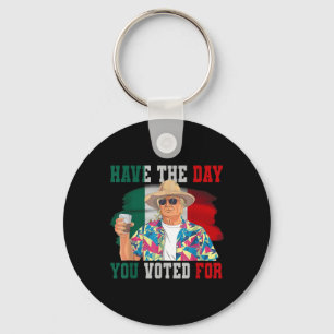 Have The Day You Voted For Funny Trump Political Keychain