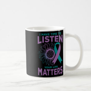 Have Time To Listen Suicide Awareness Counsellor G Coffee Mug