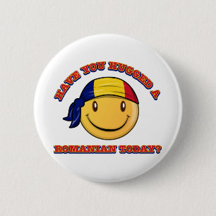 Have you hugged a Romanian today? 2 Inch Round Button